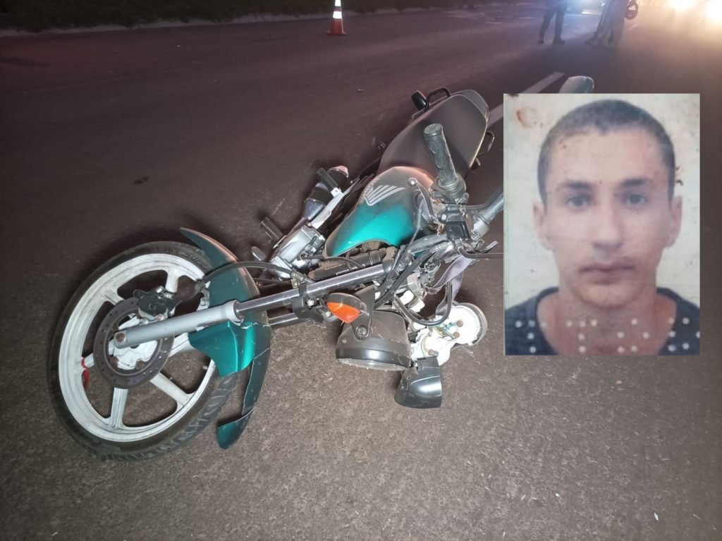Jovem de 22 anos morre após moto bater na traseira de caminha na BR-376