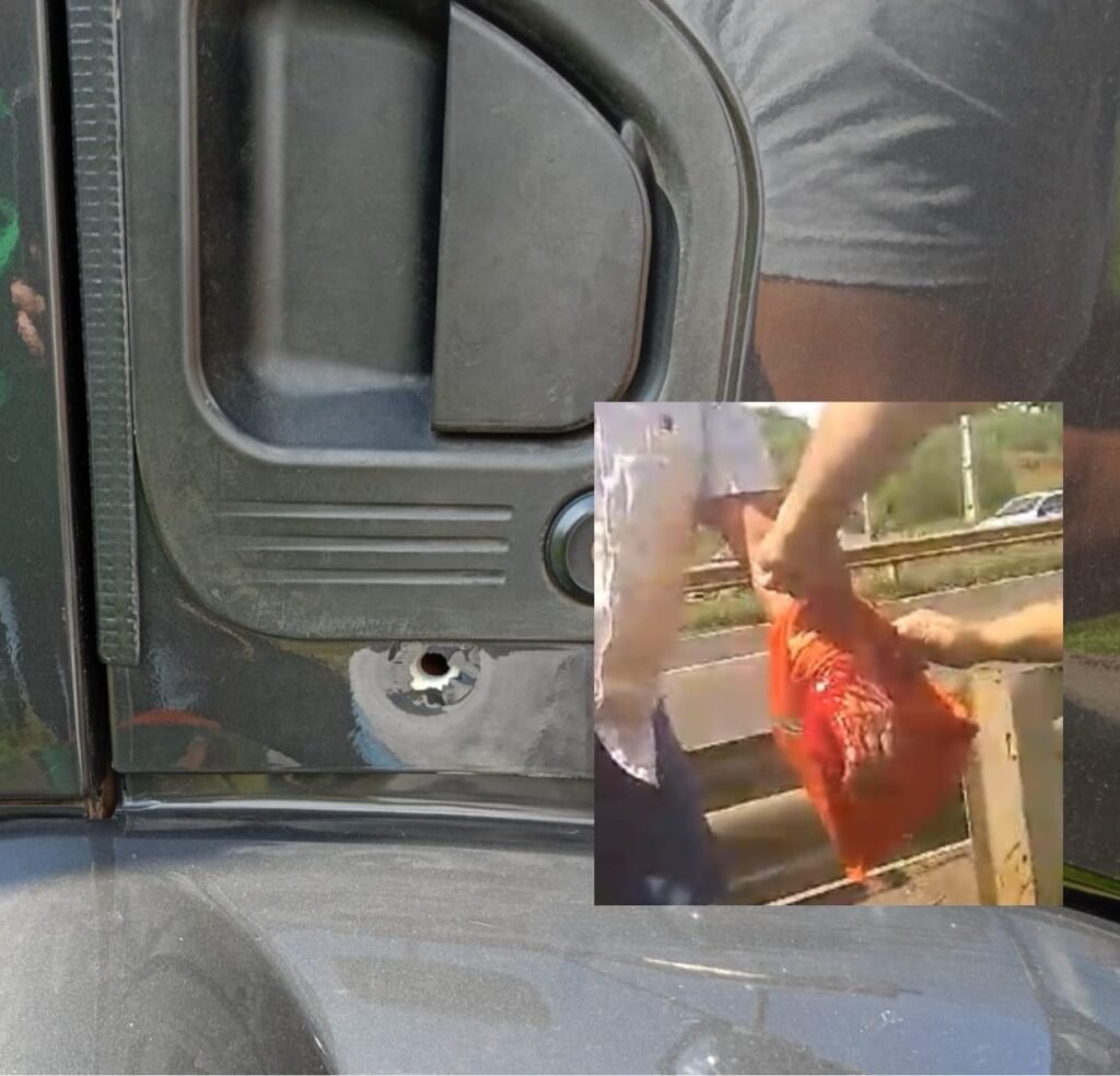 Briga de trânsito resulta em caminhoneiro baleado próxima a venda São Domingos