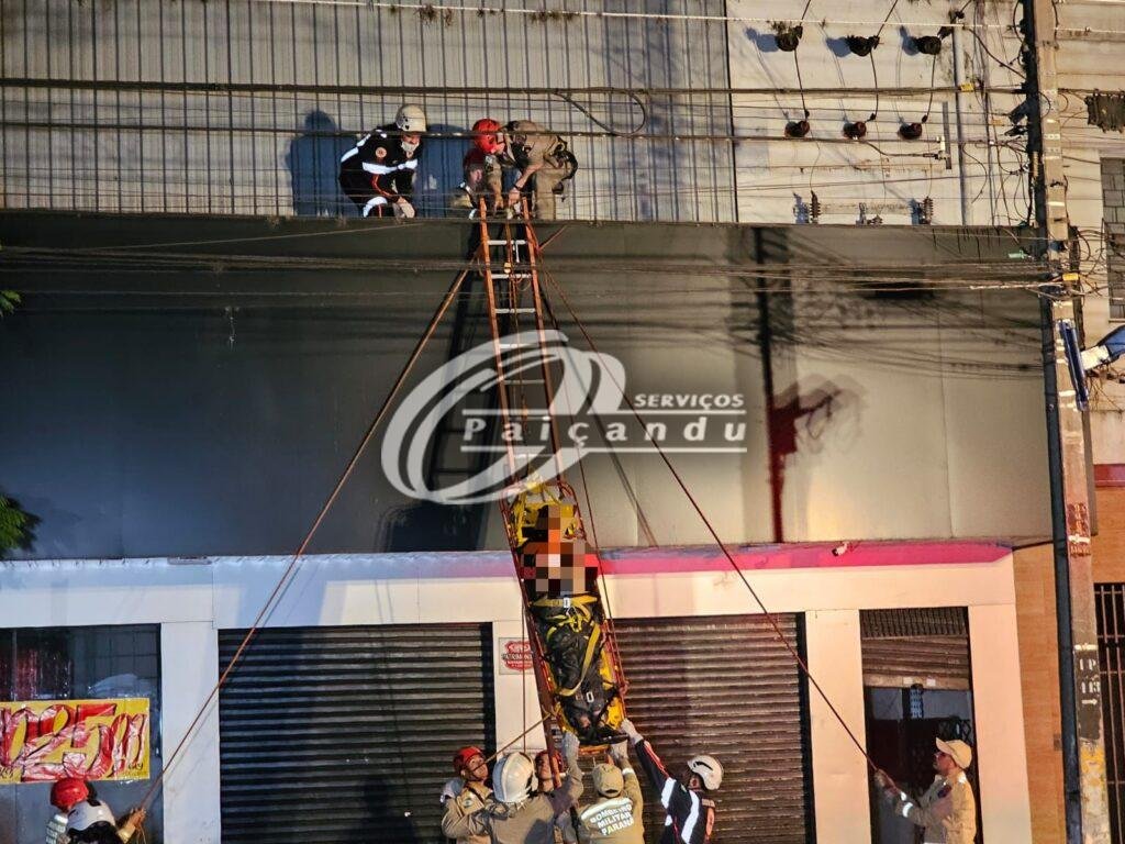 Trabalhador é socorrido em estado grave após sofrer descarga elétrica em Maringá
