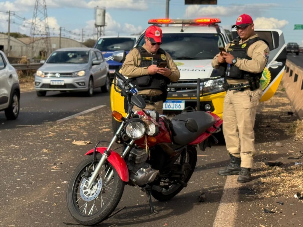 Acidente deixa motociclista ferido na PR-323 entre Maringá e Paiçandu