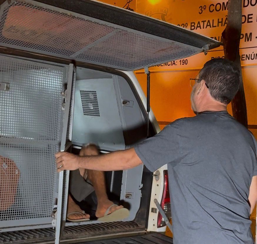 Homem com mandado por furto é preso pelo secretário de segurança na área rural de Paiçandu