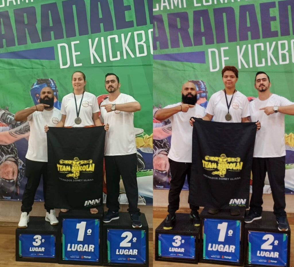 Atletas de Paiçandu conquistam títulos em Campeonato Paranaense e garantem vaga para o Brasileiro de Kickboxing